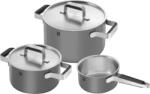 ZWILLING Set de oale Pure cu cratiță și 2 capace, gri, 5 piese (1028809)