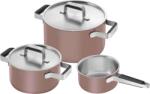 ZWILLING Set de oale Pure cu cratiță și 2 capace, roz, 5 piese (1028859)
