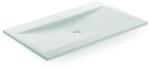 Bathco 0506 - Süllyesztett mosdó MANHATTAN 100x45 cm gyanta/fehér 0506 (BO0022)