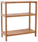 SONGMICS Raft universal din bambus, 3 etaje, montaj ușor, 60x26x66 cm (BCB33Y) Raft