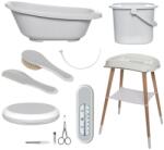 bébé-jou Sense 7 részes babakád és kádállvány fürdető szett light grey b4288051