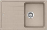 SCHOCK Schock Element D-100S konyhai mosogatótálca Cristalite Sabbia 780 x 500 mm, gránit kompozit, megfordítható, hagyományos beépítés, homok (ELED100SSABB)