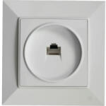 Gelux Priză date RJ45 simplă Gelux Nelio, alb (GL-NPITST)
