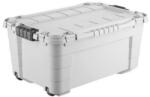 Tontarelli Tároló doboz 4UP fedéllel és kerekekkel, 40 l, krémszín-szürke
