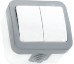Gelux Buton Gelux, montaj aplicat, gri/alb (GL-CCPT01)