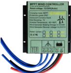  Széltöltés vezérlő, Vízálló, Automatikus feszültségillesztés, MPPT Boost, 40A, 12V 24V AUTO