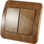 Gelux Buton cu revenire Gelux, ceramic/mahon (GL-ATM002)