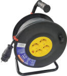 Gelux Prelungitor electric pe tambur de plastic Gelux 4 prize 40m cablu PVC 3x1, 5 mm2 (GL-DR4T1540)