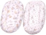 Kidizi Set 2 Huse tip cearceaf cu elastic roata pentru baby nest Kidizi Koala Dreams Circus, include zona centrala impermeabila (5949551911128)