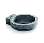 Bathco 00339 - Мивка за плот ICONO 40x45 см камък/сива (BO0019)