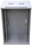 Extralink 19" Fali rack szekrény 15U 600x600mm - Szürke (EX. 14350) (EX.14350)