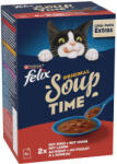 FELIX 12x48g Felix Soup Time Original házias válogatás étrend-kiegészítő eledel macskáknak