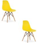 Bravolo OSAKA Szék Sárga / Természetes Lábak x 2