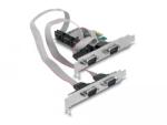 Delock 90410 4 x RS-232 port bővítő PCI Express x1 kártya (90410)