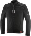 IXON Shadow motoros kabát fekete-fehér-fluo piros