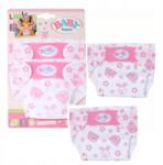 Zapf Creation Baby Born Pelenka Babáknak 36 cm 2-PAK Pampers Pelenka Rózsaszín 828908 (828908)