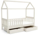  JOHNY házikó ágy leesésgátlóval és ágyneműtartóval 90x200 - kasmír (10000017311)