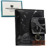 Peterson Női Pénztárca - Echo És Természetes Bőr Ps329- Mlf Black (PTN PS329-MLF)