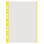 DONAU Genotherm, lefűzhető, színes szélű, A4, 40mikron, narancsos felület, DONAU, sárga, 100db/cs (1774100PL-11) - tonerpiac