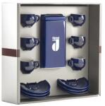 Danesi La Forma ajándékcsomag - Dark's Cassette Kava 250g + 6 eszpresszó csésze és 6 csészealj - kék