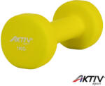 Aktivsport Súlyzó neoprén Aktivsport 1 kg sárga