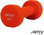 Aktivsport Súlyzó neoprén Aktivsport 2 kg narancs
