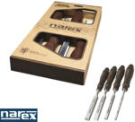 NAREX Super 860300 Profi asztalos favéső készlet CrMn, műanyag nyél - 6-12-20-26 mm (860300)