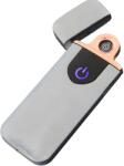 HARAHU Elektromos öngyújtó USB töltéssel SL - 39164 - Ezüst KP39164