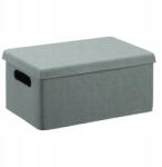 Plast Team Vega összecsukható tároló doboz, zöld, 27×18cm, fedéllel (53830802)