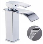 Maibang Mosdó csaptelep álló króm csaptelep, fürdőszoba, zuhatag, vízesés (TEPE)