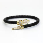 ElectraStore Bratara Din Piele Black Snake (C4484)