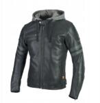 SECA Hornet II Black Bőrkabát, marhabőr, D3O könyök- és vállvédők