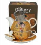 Duo porcelán teáscsésze, kancsóval, teafőzővel, Klimt, 350ml (956907)