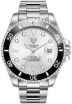 Tevise Ceas barbatesc de mana Mecanic Automatic Luxury Elegant Argintiu Alb Ceas