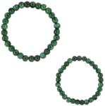 Bratara din Malachit - Diametru 54 mm - Scutul Protectiei Personale - 6-7 x 6-7 mm - 1 Buc