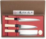 Satake Japán konyhakés szett, acél, 3 db, Sashimi, Santoku, Nakiri (6088009)