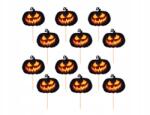 Boland Halloween Dekorációk Tortadíszek Ijesztő Tök 12 cm 12 db Boland