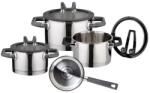 Elo Rondello 4 db-os edénykészlet, rozsdamentes acélból ELO PREMIUM 30004 indukciós ELO PREMIUM 30004