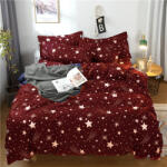 idealisotthon Mikroplüss 7 részes prémium ágyneműhuzat - mélyvörös (IO-SY-BL-PSH-7-DRD)