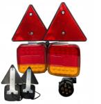 GMP Hátsó lámpák, LED, utánfutók, mezőgazdasági pótkocsik, 7, 5m kábel