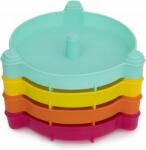 Eurobatt Szivárvány torta sütőforma, 4 rétegű, szilikon, 18cm (MJ3688)