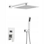 Granitan falsík alatti zuhanyszett, króm, esőztetővel, 25cm, 2 funkciós (PAJE chrom)