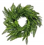 Dekor-Pap Karácsonyi koszorú, műfenyő, 66cm átmérő, zöld szín (00014213)