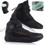 Ozone Férfi Motoros Cipő, Size 45, bőr, fekete