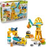 LEGO® DUPLO® - 3 az 1-ben építési terület és munkagépek (10476)