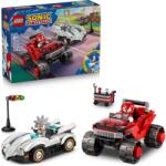 LEGO® Sonic the Hedgehog - Silver autója Knuckles monster truckja ellen (77118)