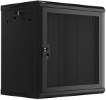 Lanberg rack cabinet 19" wall-mount 12U/600x450 with perforated door black (flat pack) (WF01-6412-23B) - gtcomputers