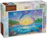 Magnolia Puzzle Magnolia din 1000 piese - Delfinii (4305) Puzzle