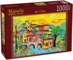 Magnolia Puzzle Magnolia din 1000 piese - Case în pădure (4103) Puzzle