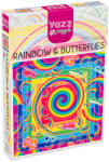 Yazz Puzzle Yazz Puzzle din 1023 de piese - Curcubeu și fluturi (3803) Puzzle